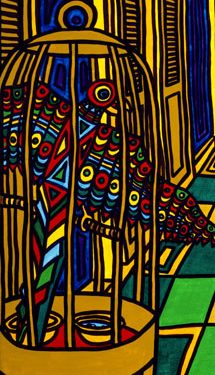 Cotorra Enjaulada / Caged Parrott