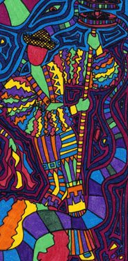 Rumbero con Farola / Rumba Dancer with Lantern