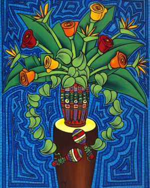 Flores con Maracas / Flowers with Maracas