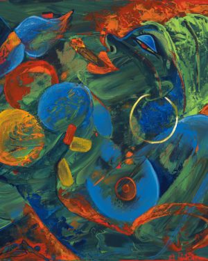 Mulata con 3 Maracas / Mulata with 3 Maracas