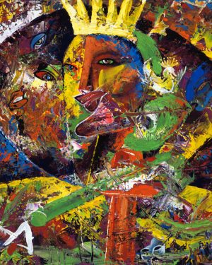 Queen Esther Welcomes the Erte Family / Reina Ester da la Bienvenida a la Familia Erté