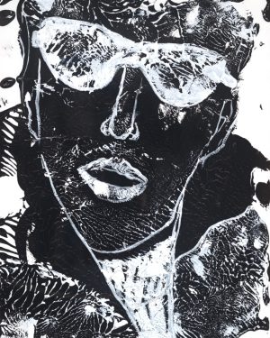 Man with White Glasses