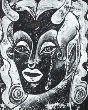 Minotaura Echando una Lágrima