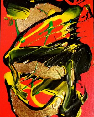 Fire Red XV - Alien Striking a Drum