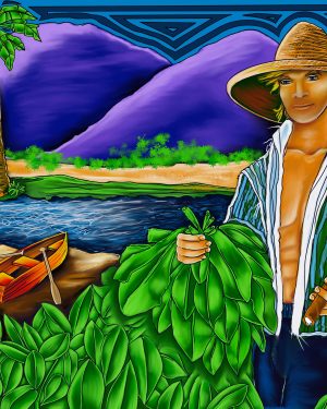 Guajiro Sereno Cultivando Tabaco